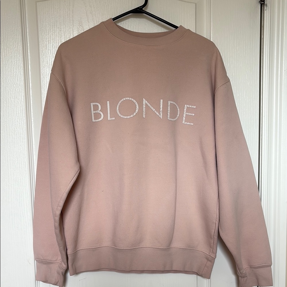 Blonde Pink Sweatshirt- Brunette the label